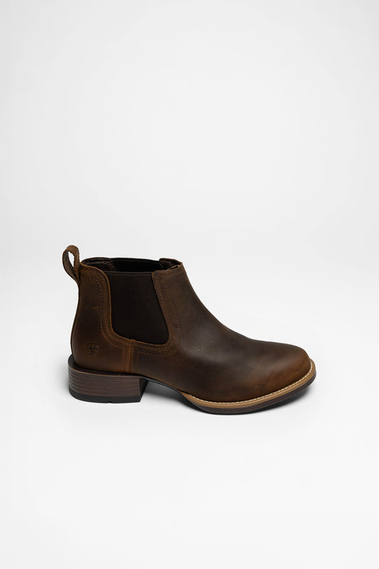 Seitenansicht Ariat BOOKER ULTRA ROUND TOE Herren Braun