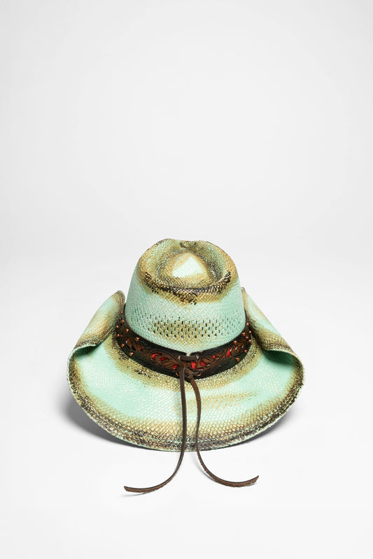 Seitenansicht Dallas Hats LAZY RIVER Unisex Blau