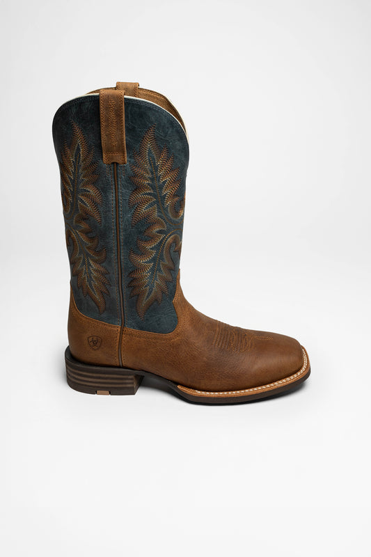 Seitenansicht Ariat HUDSON Herren Braun Blau