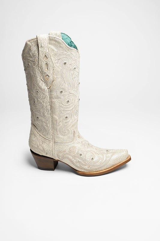 Seitenansicht Corral Boots Z5123 Damen Weiß