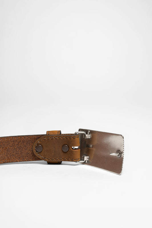 Seitenansicht Justin Boots FLYING HIGH Unisex Braun