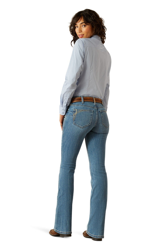 Seitenansicht Ariat NAZ Perfect Rise Damen Blau