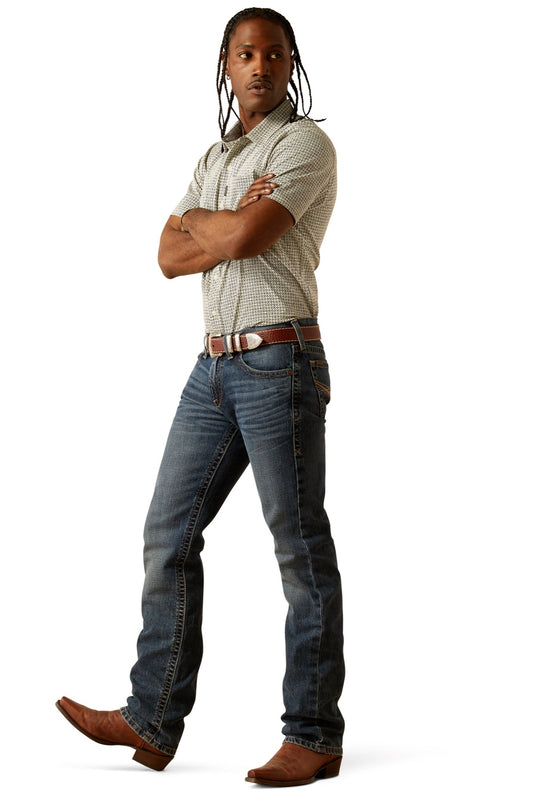 Seitenansicht Ariat M7 HANDLEY Herren Blau