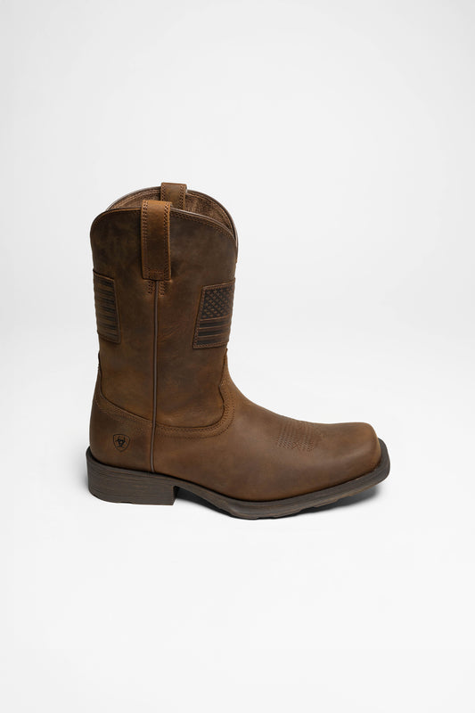 Seitenansicht Ariat RAMBLER PATRIOT Herren Braun