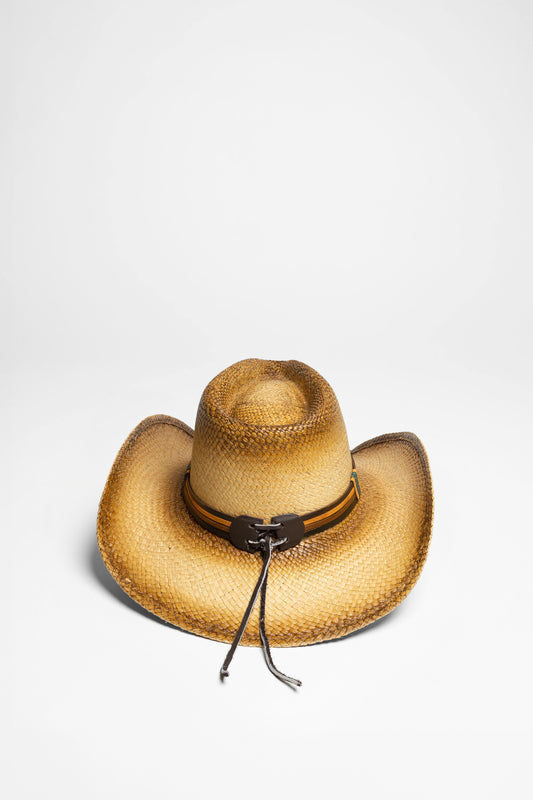 Seitenansicht Dallas Hats ARKANSAS Unisex Cowboyhut Braun