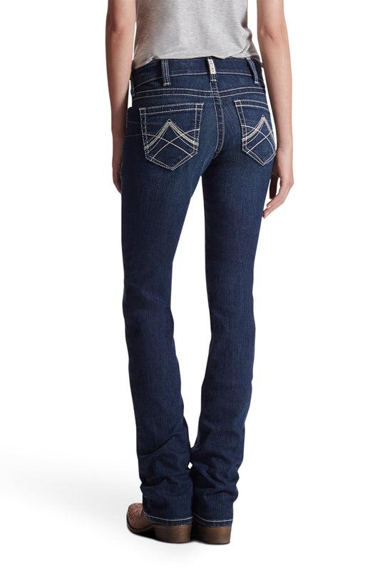 Seitenansicht Ariat R.E.A.L ICON Mid Rise Damen Dunkelblau