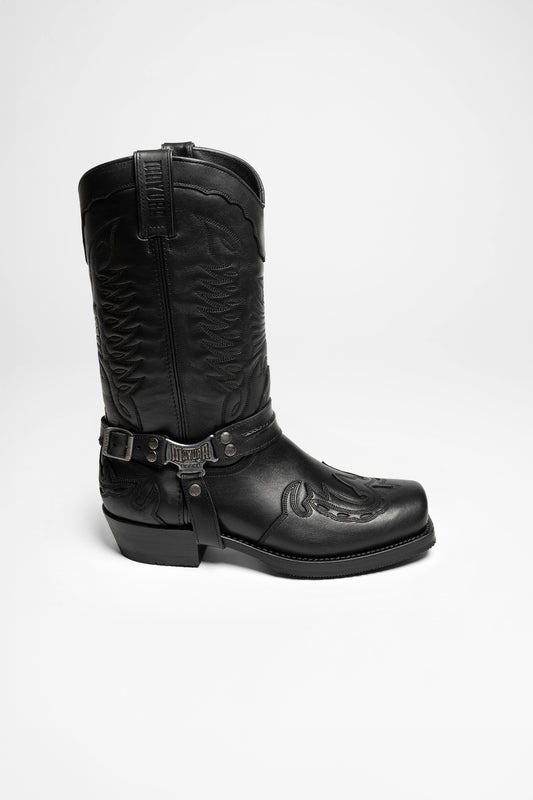 Seitenansicht Mayura Boots 2471 INDIAN Herren Schwarz