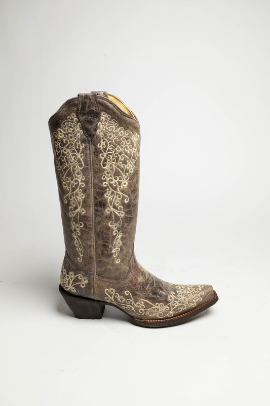 Seitenansicht Corral Boots A1094 Damen Braun