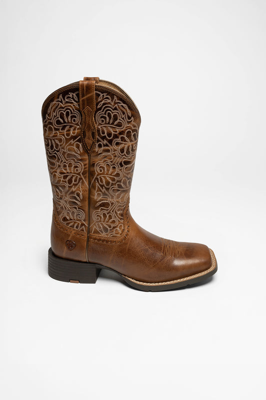 Seitenansicht Ariat 74322 ROUND UP REMUDA Damen Braun