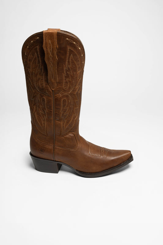 Seitenansicht Ariat HERITAGE X TOE Elastic Wide Calf Damen Braun