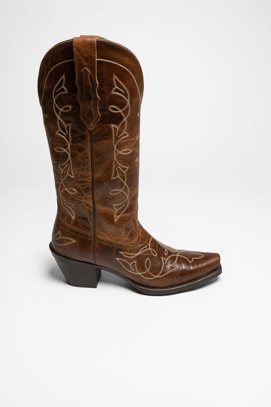 Seitenansicht Ariat HERITAGE D-TOE Damen Braun