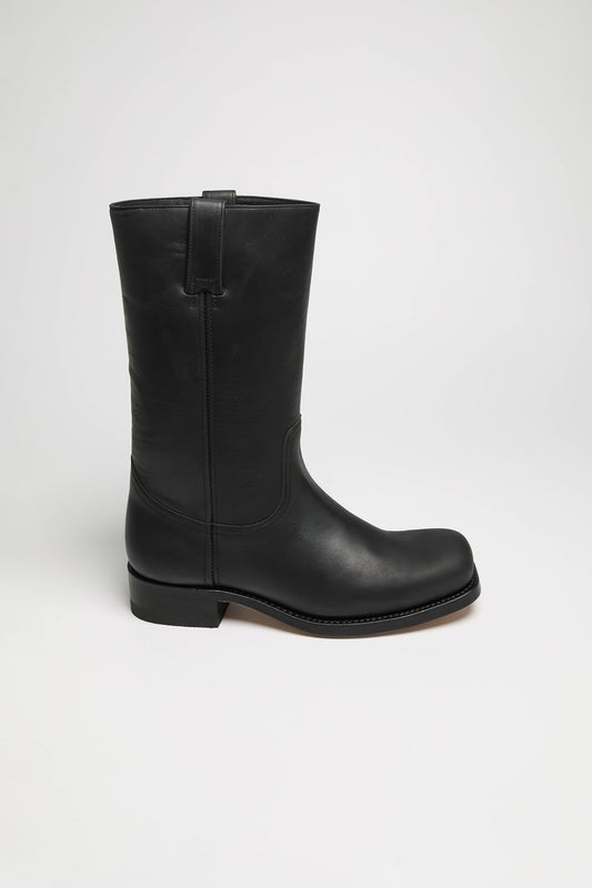 Seitenansicht FB Fashion Boots LOU Unisex Leather Boots Black