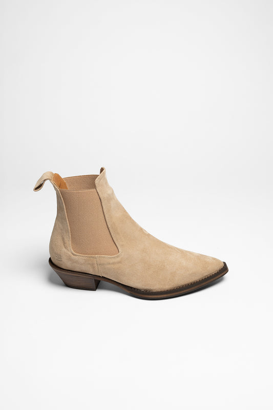 Seitenansicht FB Fashion Boots LAURA Damen Beige