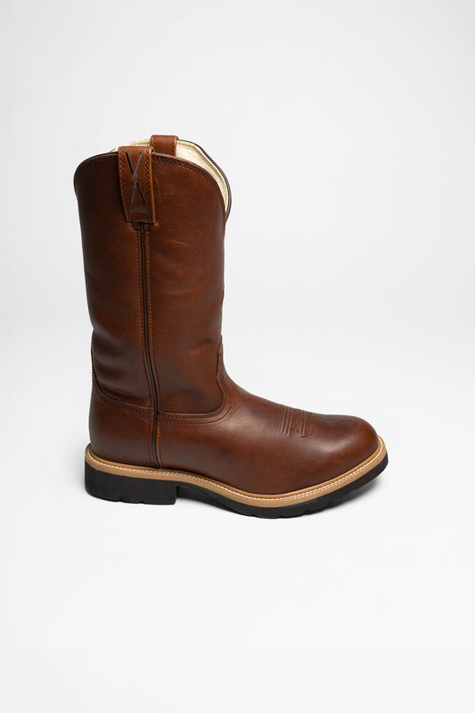 Seitenansicht Twisted X Boots 1774 COWBOY WINTER WORK Damen Braun