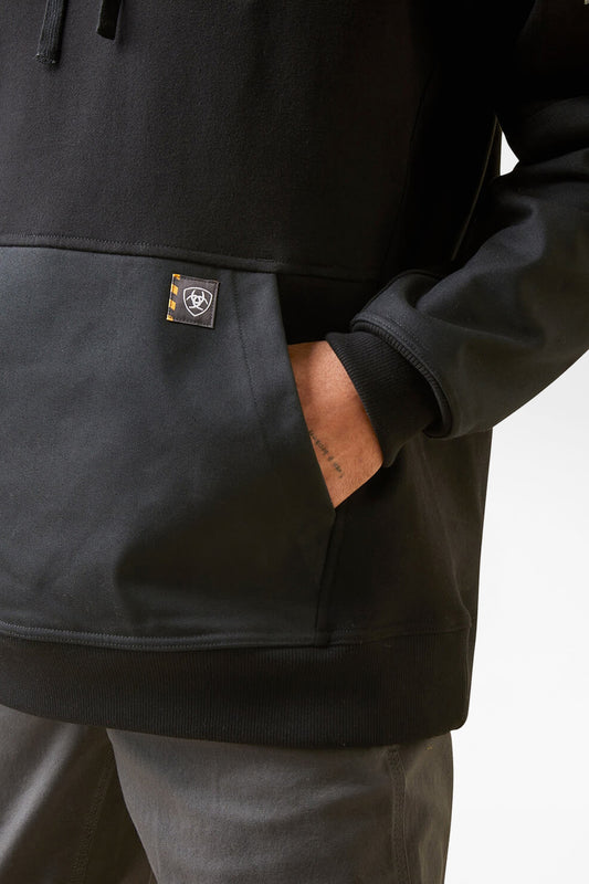 Seitenansicht Ariat REBAR WORKMAN DURACANVAS Herren Schwarz