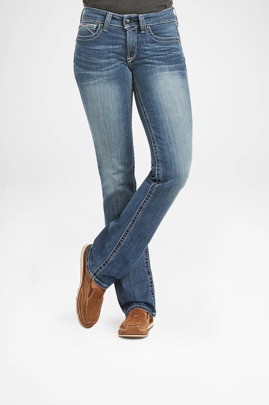 Ariat R.E.A.L ICON Mid Rise Damen Blau