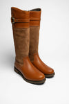 24991 LOXLEY women's riding boots brown - waterproof Thumbnail