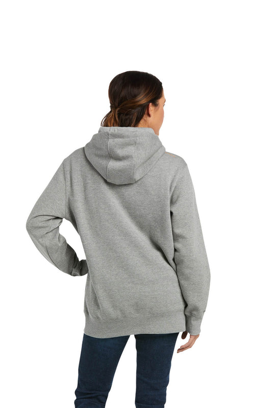 Seitenansicht Ariat REBAR GRAPHIC Damen Grau