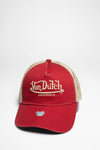 TRUCKER NEWARK Unisex Rot Beige Thumbnail