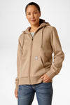 REBAR ALL-WATHER SHERPA FULL ZIP HOODIE Damen Beige Thumbnail