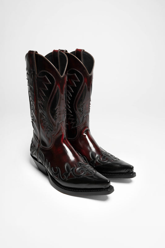 FB Fashion Boots MARLON Unisex Schwarz Rot