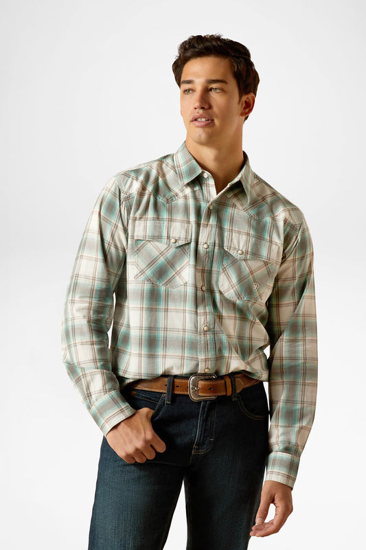 Ariat HANSAI RETRO Herren Weiß Türkis