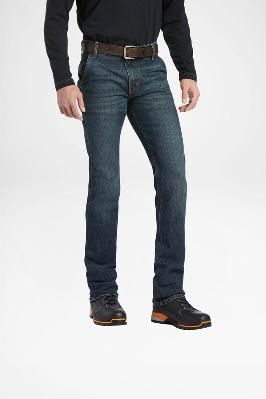 Ariat REBAR M7 SLIM DURASTRETCH WORKHORSE Herren Blau