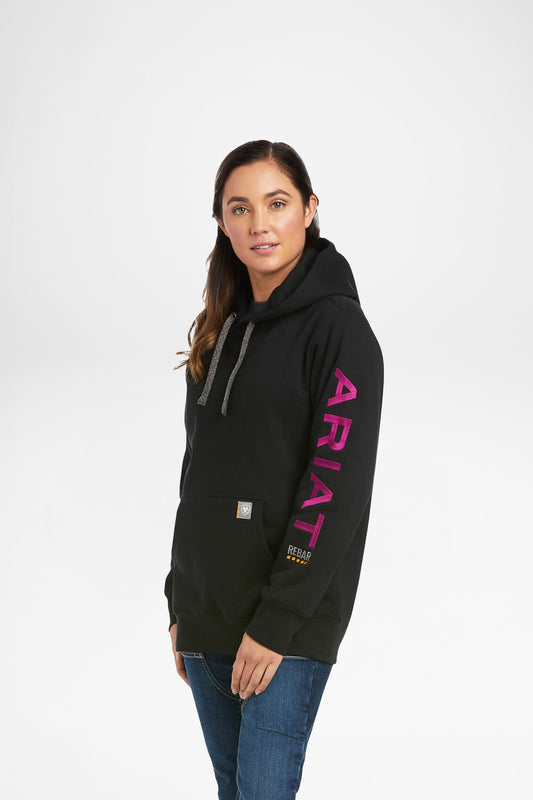 Ariat REBAR GRAPHIC Damen Schwarz Lila