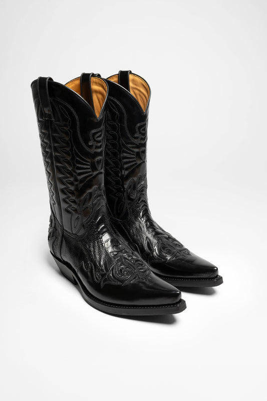 FB Fashion Boots CARLOS Men's Western Boots Black - Strauss