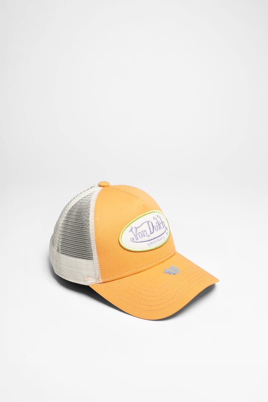 Von Dutch TRUCKER BOSTON Unisex Orange Weiß