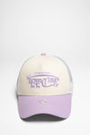 TRUCKER BOSTON Peaked Cap Purple White Thumbnail