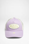 TRUCKER BOSTON Peaked Cap Purple White Thumbnail