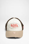 TRUCKER BOSTON Unisex Weiß Braun Thumbnail