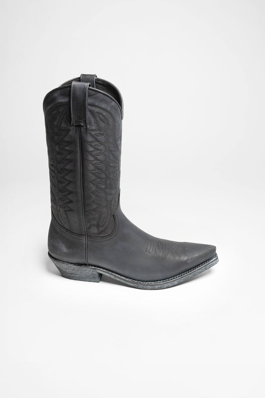 Seitenansicht FB Fashion Boots ARLO Black Western Boots - Lavado