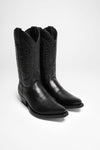 2073 CUERVO WEST Unisex Western Boots Black Thumbnail