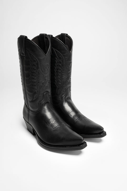 Sendra 2073 CUERVO WEST Unisex Western Boots Black