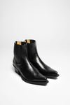 BU1008 MB FIVE Black western ankle boot Thumbnail