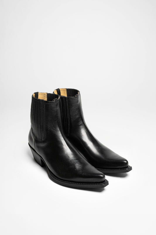 FB Fashion Boots BU1008 MB FIVE Black western ankle boot