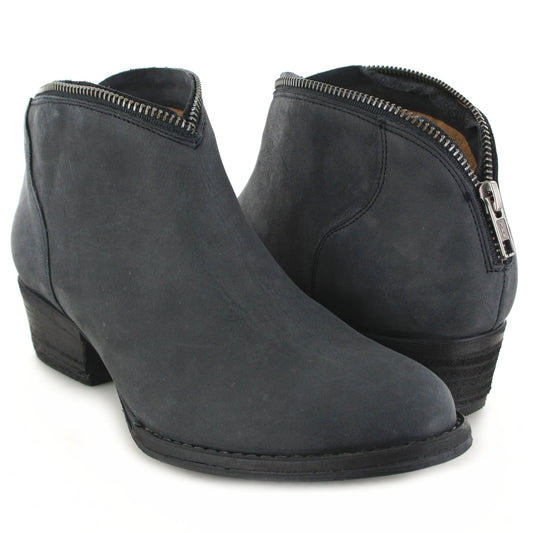 Mezcalero Boots SOFIA  Damen Lederstiefelette Schwarz