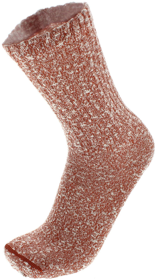 97169 SOCKS Brown White Socks