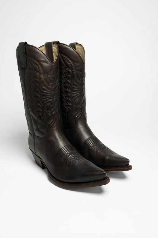 2073 CUERVO WEST Unisex Western Boots Brown