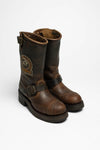 3565 STEEL Unisex Engineer Boots Brown - Steel Cap Thumbnail