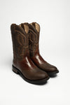 5357 LAM Men's Western Riding Boots Brown Thumbnail