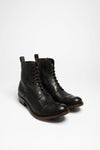 7472 WIDE lace-up boots dark brown Thumbnail