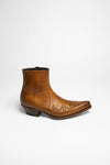 7783 JAVI LUCA Unisex Western Ankle Boots Brown Thumbnail