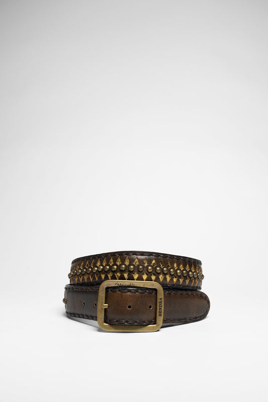 511 Dark Brown Exotic Leather Belt