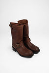 2944 CAROL Unisex Engineer Boots Brown Thumbnail