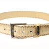 8563 Exotic Beige Leather Belt - Cobra Natural Thumbnail