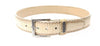 8563 Exotic Beige Leather Belt - Cobra Natural Thumbnail