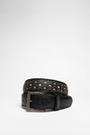 8680 Black Leather Belt - Exotic Thumbnail